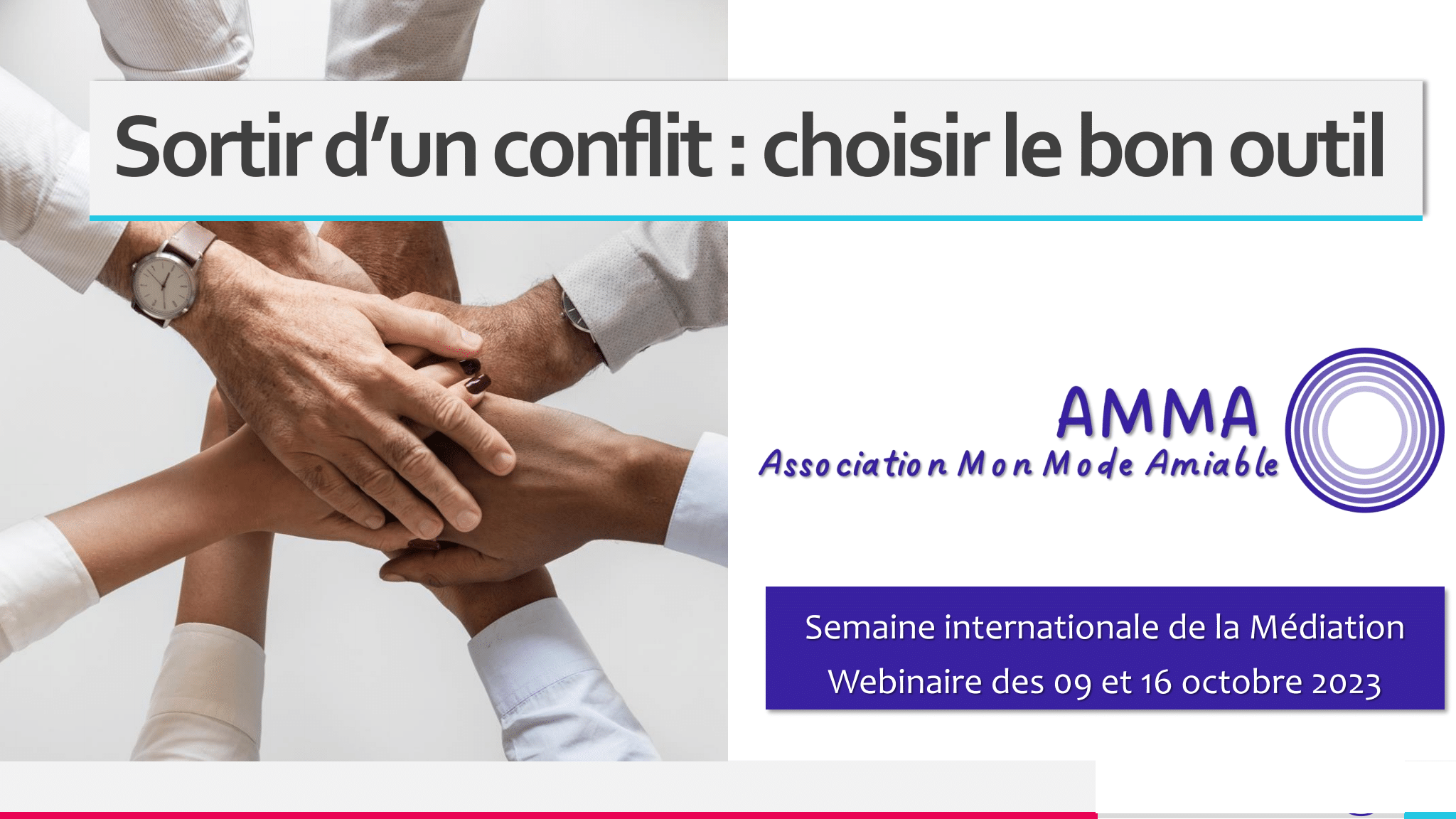 Sortir d'un conflit : choisir le bon outil