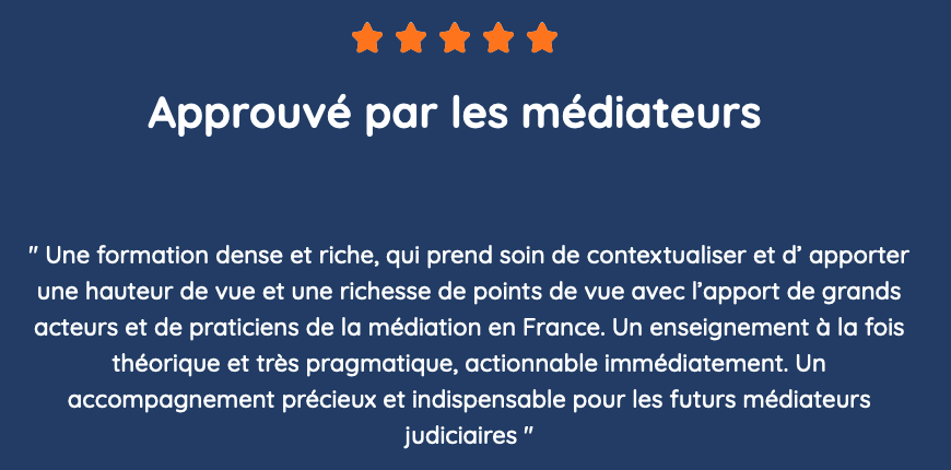 L'avis d'une médiatrice