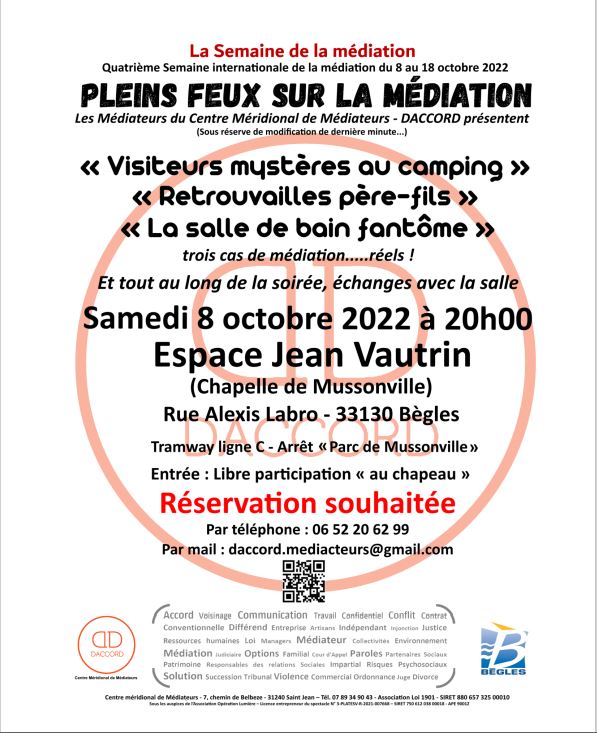 PLEIN FEUX SUR LA MEDIATION