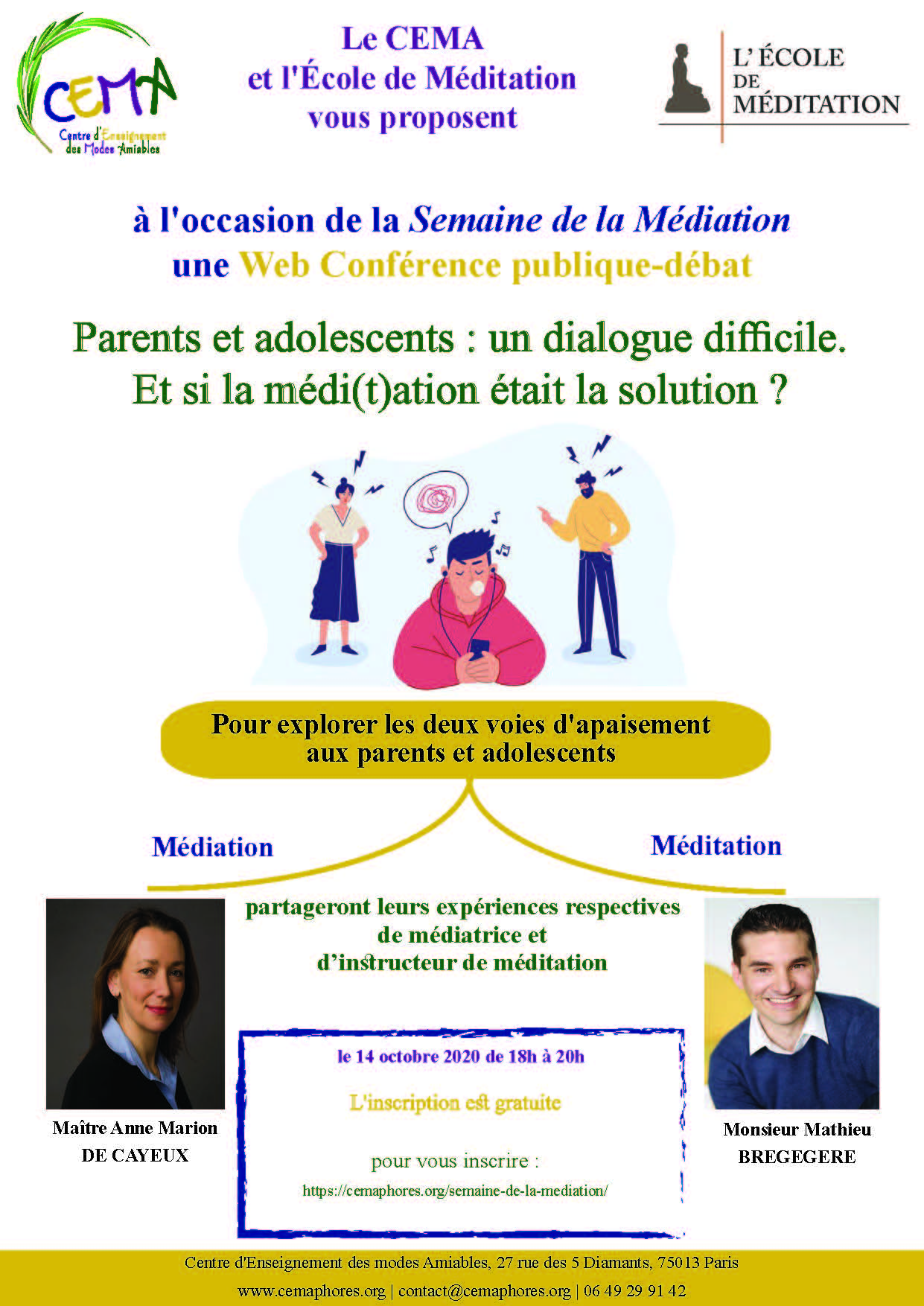 Parents et adolescents : un dialogue difficile. Et si la médi(t)ation était la solution ?